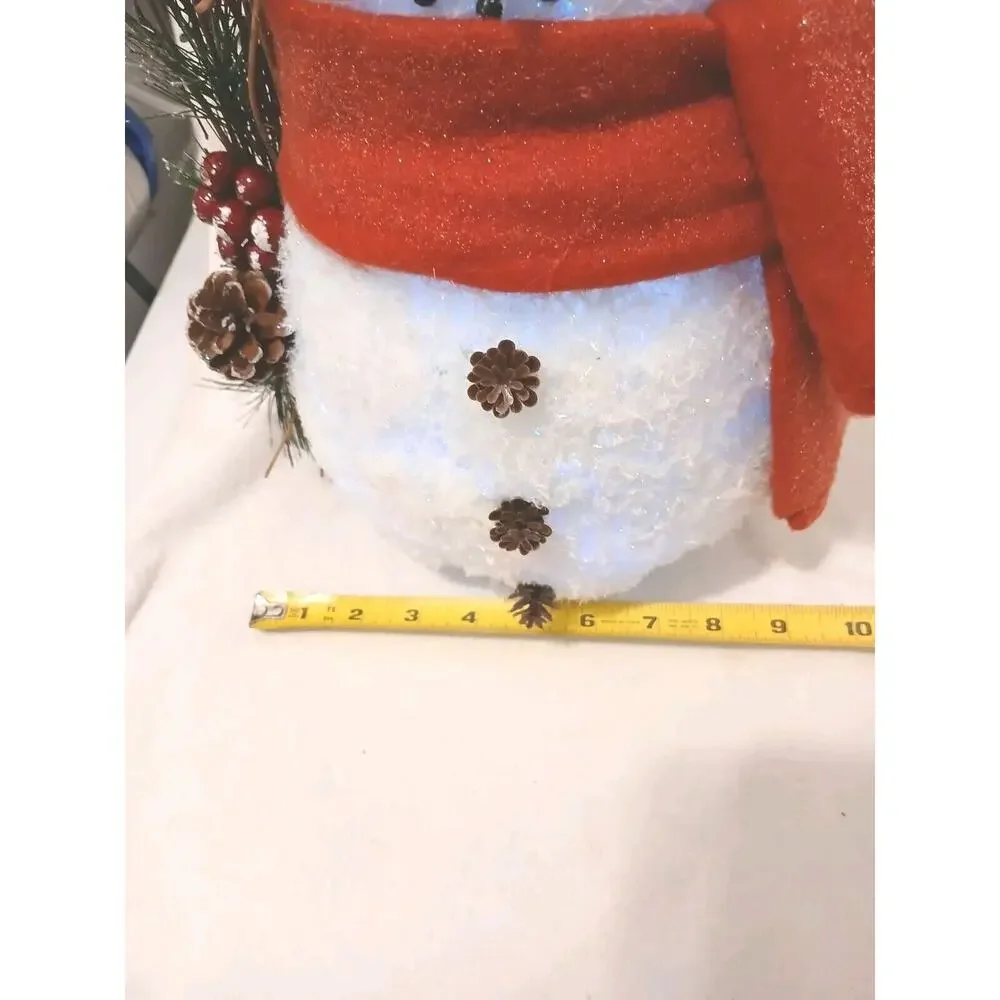 Vintage‎ SNOWMAN Glow LIGHT Color Changing 15